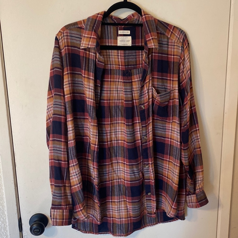 Womens American eagle super soft flannel shirt